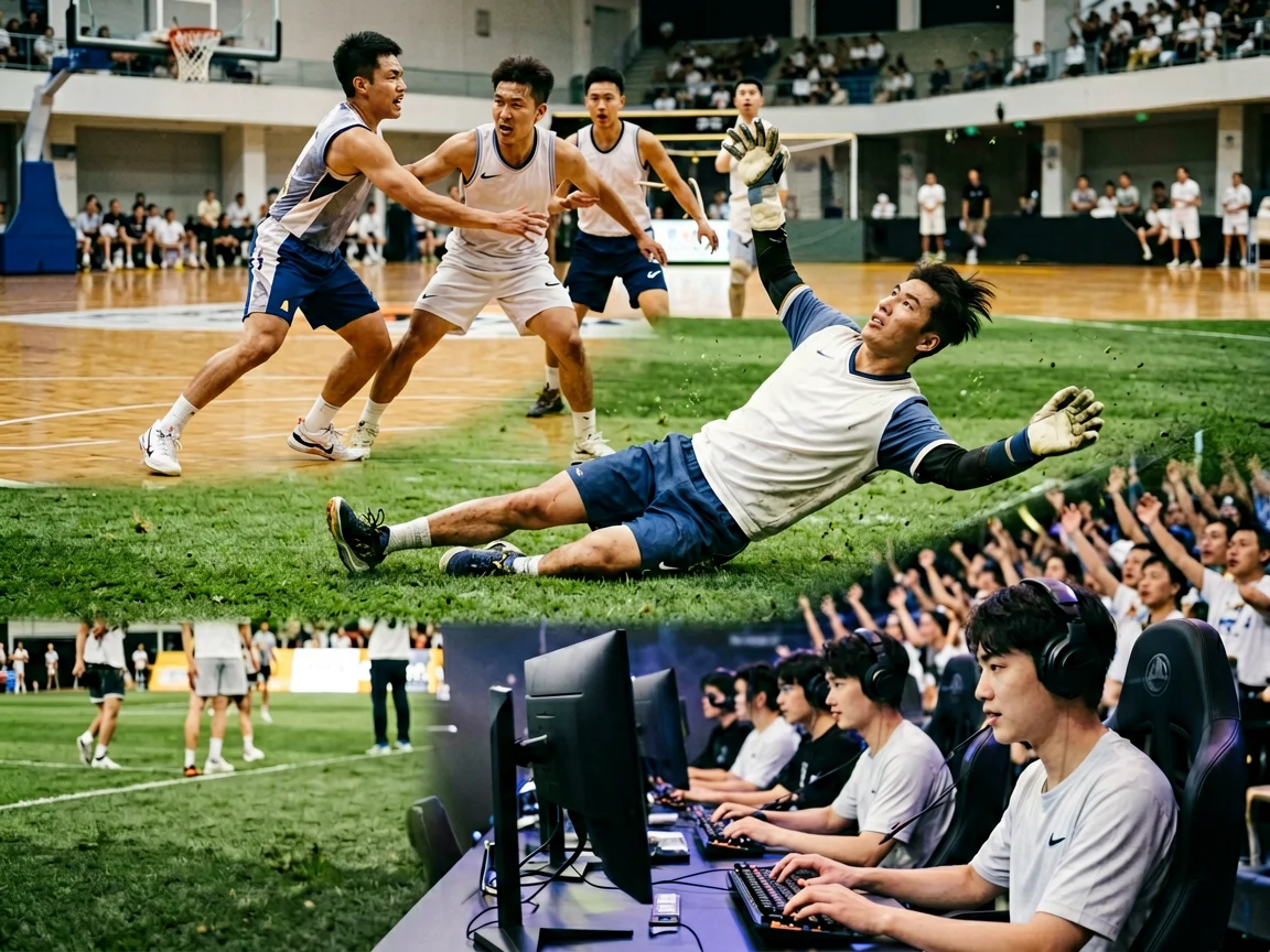 体育赛场准备,集锦